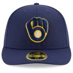 Milwaukee Brewers Pro Shop – mens milwaukee brewers new era navy authentic collection on-field low profile 59fifty fitted hat Team Clothing and Headwear