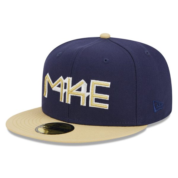 Milwaukee Brewers Pro Shop – mens milwaukee brewers new era navy cooperstown collection retro city 59fifty fitted hat Team Clothing and Headwear