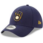 Milwaukee Brewers Pro Shop – mens milwaukee brewers new era navy game team classic 39thirty flex hat Team Clothing and Headwear