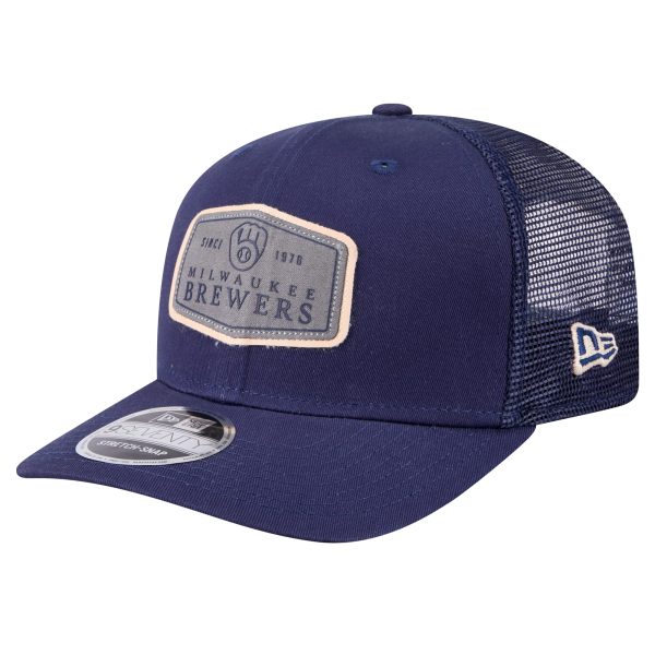 Milwaukee Brewers Pro Shop – mens milwaukee brewers new era navy labeled 9seventy stretch-snap adjustable hat Team Clothing and Headwear