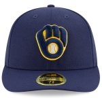 Milwaukee Brewers Pro Shop – mens milwaukee brewers new era navy national baseball hall of fame low profile 59fifty fitted hat Team Clothing and Headwear