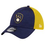 Milwaukee Brewers Pro Shop – mens milwaukee brewers new era navy neo 39thirty flex hat Team Clothing and Headwear