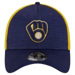 Milwaukee Brewers Pro Shop – mens milwaukee brewers new era navy neo 39thirty flex hat Team Clothing and Headwear