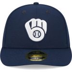 Milwaukee Brewers Pro Shop – mens milwaukee brewers new era navy oceanside low profile 59fifty fitted hat Team Clothing and Headwear
