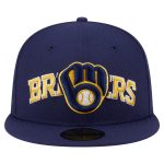 Milwaukee Brewers Pro Shop – mens milwaukee brewers new era navy overlap 59fifty fitted hat Team Clothing and Headwear