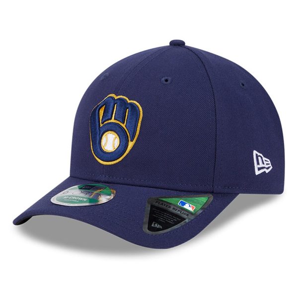 Milwaukee Brewers Pro Shop – mens milwaukee brewers new era navy player replica 9forty adjustable hat Team Clothing and Headwear