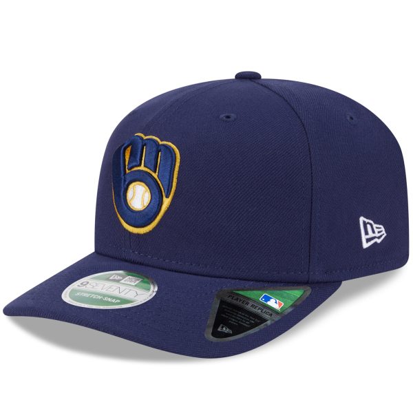 Milwaukee Brewers Pro Shop – mens milwaukee brewers new era navy player replica 9seventy adjustable hat Team Clothing and Headwear