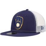 Milwaukee Brewers Pro Shop – mens milwaukee brewers new era navy team color 59fifty trucker fitted hat Team Clothing and Headwear