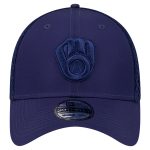Milwaukee Brewers Pro Shop – mens milwaukee brewers new era navy team tone 39thirty flex hat Team Clothing and Headwear