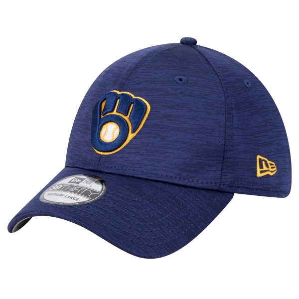Milwaukee Brewers Pro Shop – mens milwaukee brewers new era navy tech 39thirty flex hat Team Clothing and Headwear