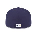 Milwaukee Brewers Pro Shop – mens milwaukee brewers new era navy throwback authentic collection 59fifty fitted hat Team Clothing and Headwear