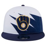 Milwaukee Brewers Pro Shop – mens milwaukee brewers new era navywhite jagged 9fifty snapback hat Team Clothing and Headwear