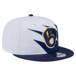 Milwaukee Brewers Pro Shop – mens milwaukee brewers new era navywhite jagged 9fifty snapback hat Team Clothing and Headwear