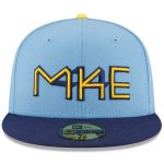 Milwaukee Brewers Pro Shop – mens milwaukee brewers new era powder blue 2022 city connect 59fifty fitted hat Team Clothing and Headwear