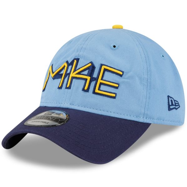 Milwaukee Brewers Pro Shop – mens milwaukee brewers new era powder blue 2022 city connect 9twenty adjustable hat Team Clothing and Headwear