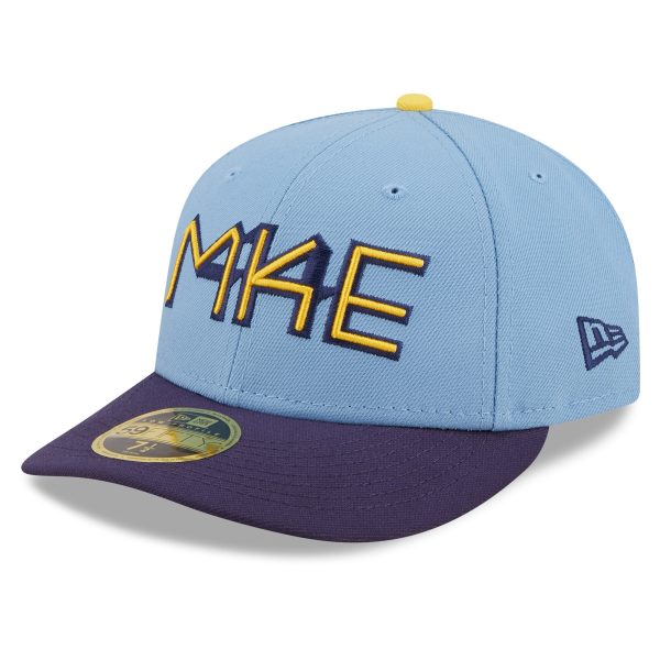 Milwaukee Brewers Pro Shop – mens milwaukee brewers new era powder blue 2022 city connect low profile 59fifty fitted hat Team Clothing and Headwear