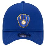 Milwaukee Brewers Pro Shop – mens milwaukee brewers new era royal 9forty a-frame trucker adjustable hat Team Clothing and Headwear