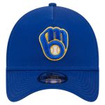 Milwaukee Brewers Pro Shop – mens milwaukee brewers new era royal team color a-frame 9forty adjustable hat Team Clothing and Headwear