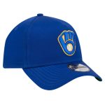 Milwaukee Brewers Pro Shop – mens milwaukee brewers new era royal team color a-frame 9forty adjustable hat Team Clothing and Headwear