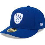 Milwaukee Brewers Pro Shop – mens milwaukee brewers new era royal white logo low profile 59fifty fitted hat Team Clothing and Headwear