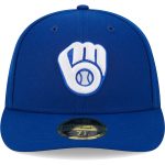 Milwaukee Brewers Pro Shop – mens milwaukee brewers new era royal white logo low profile 59fifty fitted hat Team Clothing and Headwear