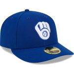 Milwaukee Brewers Pro Shop – mens milwaukee brewers new era royal white logo low profile 59fifty fitted hat Team Clothing and Headwear