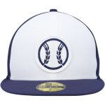 Milwaukee Brewers Pro Shop – mens milwaukee brewers new era whitenavy 2023 on-field batting practice 59fifty fitted hat Team Clothing and Headwear