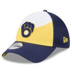 Milwaukee Brewers Pro Shop – mens milwaukee brewers new era yellownavy 2025 spring training 39thirty flex hat Team Clothing and Headwear