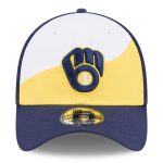 Milwaukee Brewers Pro Shop – mens milwaukee brewers new era yellownavy 2025 spring training 39thirty flex hat Team Clothing and Headwear