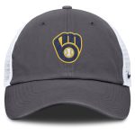 Milwaukee Brewers Pro Shop – mens milwaukee brewers nike gray adjustable trucker hat Team Clothing and Headwear