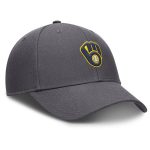 Milwaukee Brewers Pro Shop – mens milwaukee brewers nike gray club performance adjustable hat Team Clothing and Headwear