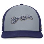 Milwaukee Brewers Pro Shop – mens milwaukee brewers nike graynavy pro performance snapback hat Team Clothing and Headwear