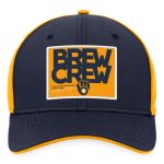 Milwaukee Brewers Pro Shop – mens milwaukee brewers nike navygold classic99 colorblock performance snapback hat Team Clothing and Headwear