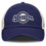 Milwaukee Brewers Pro Shop – mens milwaukee brewers nike navynatural cooperstown collection club trucker adjustable hat Team Clothing and Headwear