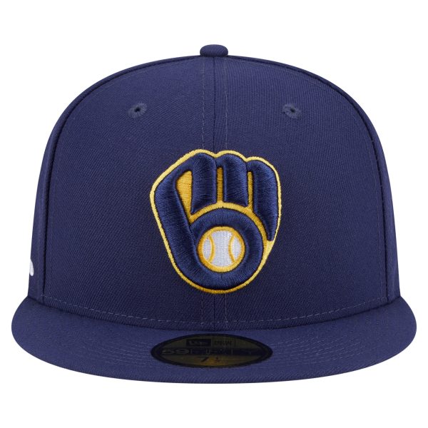 Milwaukee Brewers Pro Shop – mens milwaukee brewers x compound new era navy 59fifty fitted hat Team Clothing and Headwear
