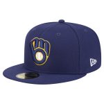 Milwaukee Brewers Pro Shop – mens milwaukee brewers x compound new era navy 59fifty fitted hat Team Clothing and Headwear