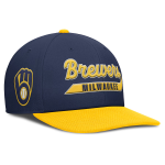 Milwaukee Brewers Pro Shop – mens new milwaukee brewers nike navygold pro performance snapback hat Team Clothing and Headwear