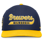 Milwaukee Brewers Pro Shop – mens new milwaukee brewers nike navygold pro performance snapback hat Team Clothing and Headwear