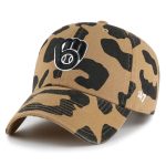 Milwaukee Brewers Pro Shop – womens milwaukee brewers 47 brown rosette clean up adjustable hat Team Clothing and Headwear