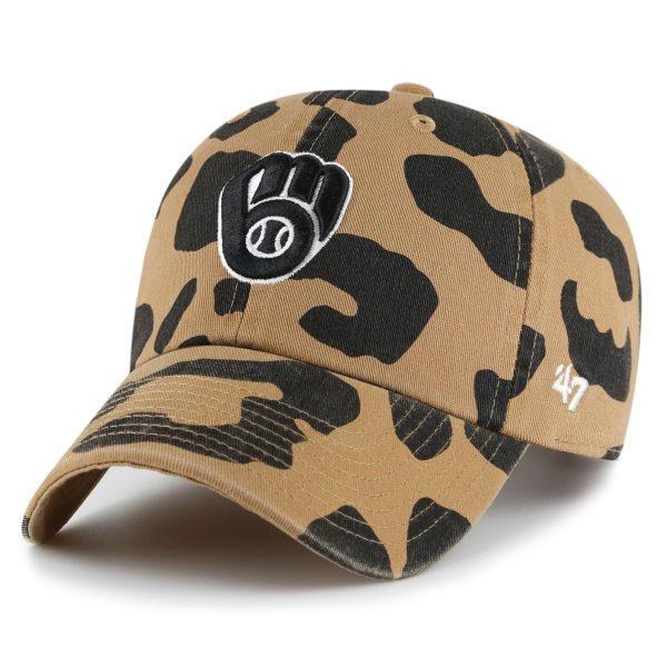 Milwaukee Brewers Pro Shop – womens milwaukee brewers 47 brown rosette clean up adjustable hat Team Clothing and Headwear