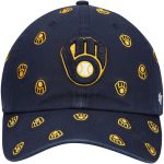 Milwaukee Brewers Pro Shop – womens milwaukee brewers 47 navy confetti clean up adjustable hat Team Clothing and Headwear