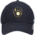 Milwaukee Brewers Pro Shop – womens milwaukee brewers 47 navy team miata clean up adjustable hat Team Clothing and Headwear