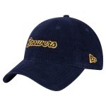 Milwaukee Brewers Pro Shop – womens milwaukee brewers new era navy corduroy 9twenty adjustable hat Team Clothing and Headwear