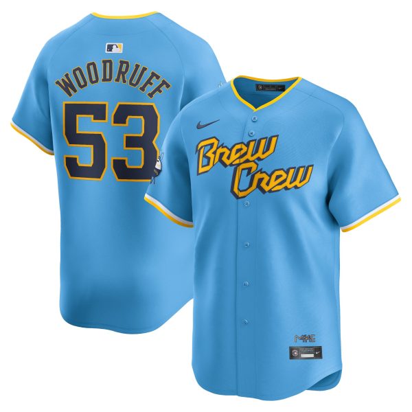 Milwaukee Brewers Pro Shop – mens milwaukee brewers brandon woodruff nike powder blue city connect limited player jersey Team Clothing and Headwear