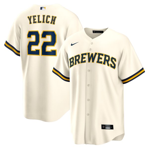 Milwaukee Brewers Pro Shop – mens milwaukee brewers christian yelich nike cream alternate replica player jersey Team Clothing and Headwear