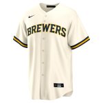 Milwaukee Brewers Pro Shop – mens milwaukee brewers christian yelich nike cream alternate replica player jersey Team Clothing and Headwear