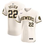 Milwaukee Brewers Pro Shop – mens milwaukee brewers christian yelich nike cream home elite player jersey Team Clothing and Headwear