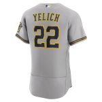 Milwaukee Brewers Pro Shop – mens milwaukee brewers christian yelich nike gray road authentic player logo jersey Team Clothing and Headwear