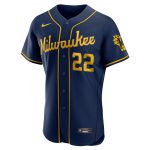 Milwaukee Brewers Pro Shop – mens milwaukee brewers christian yelich nike navy alternate authentic player jersey Team Clothing and Headwear