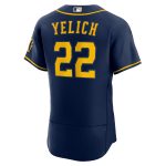 Milwaukee Brewers Pro Shop – mens milwaukee brewers christian yelich nike navy alternate authentic player jersey Team Clothing and Headwear